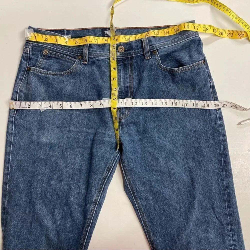 J. CREW, The Sutton Men’s Jeans, blue, 34/27.5, Blue, zipper‎ and button closure